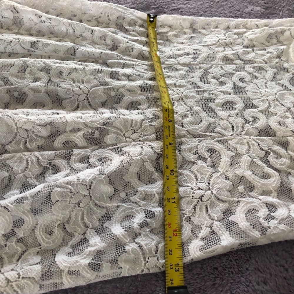 Papillon Blanc Lace Teddy - Picture 8 of 9